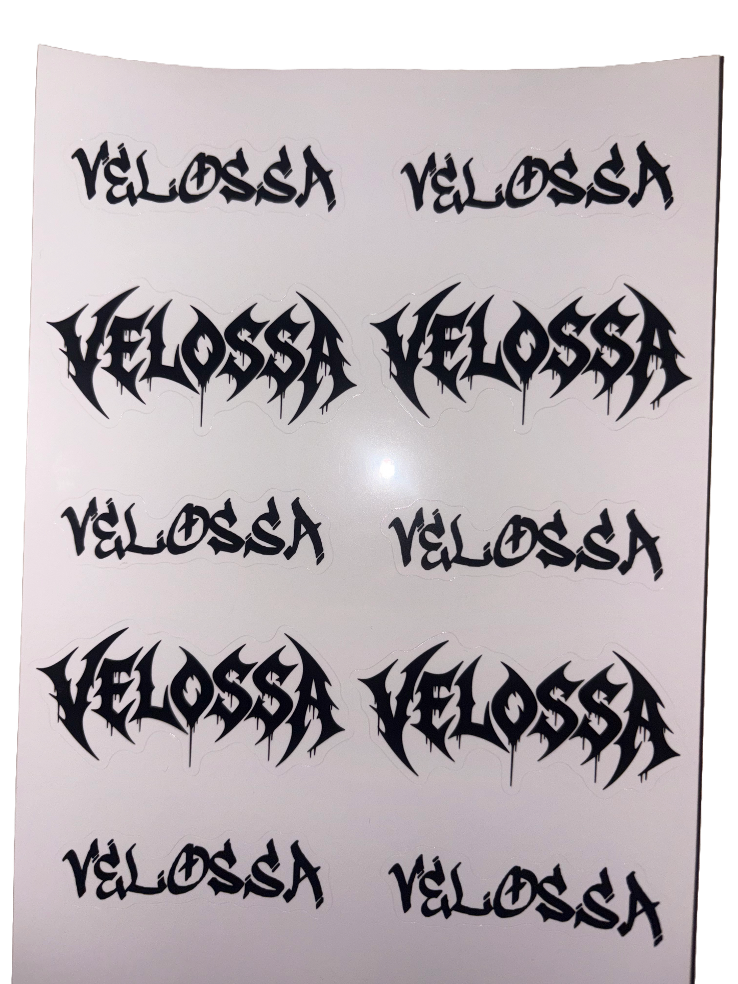Velossa Sticker Sheet