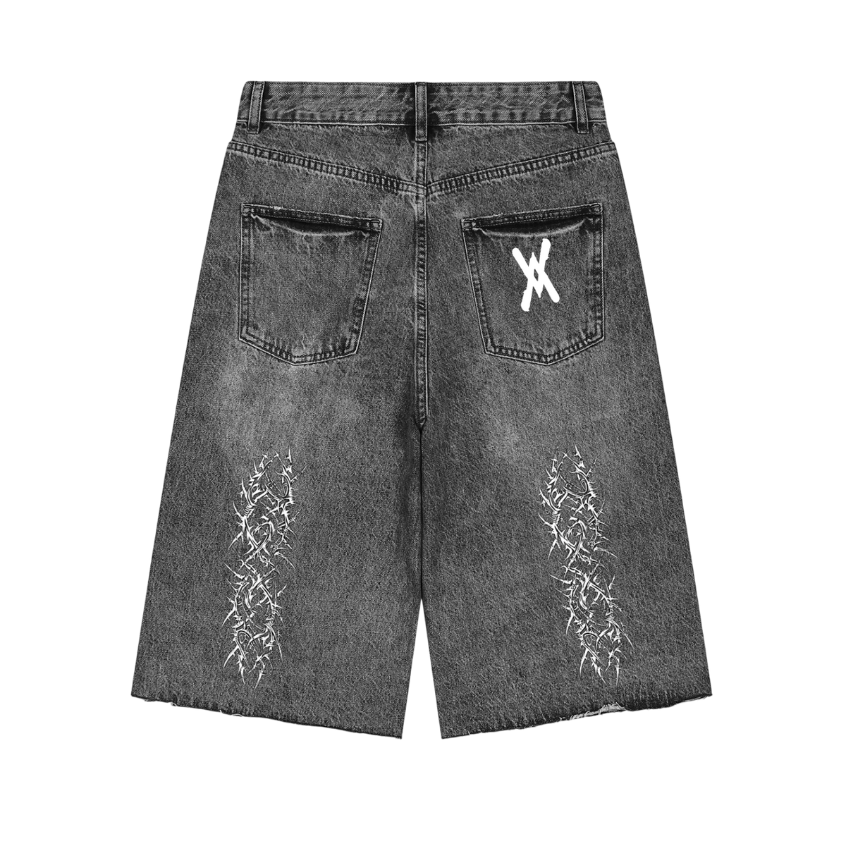 Velossa Thorned Emblem Jorts