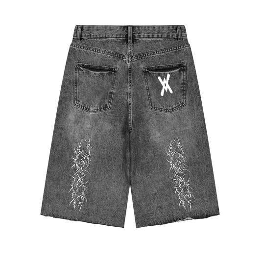 Velossa Thorned Emblem Jorts